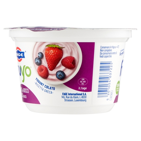 Fruyo Ai Frutti di Bosco 0% Grassi, 150 g